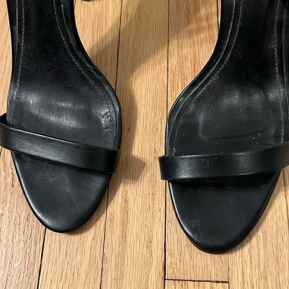 Schutz CADY-LEE Black & Silver Stiletto Heels GUC size 8.5 - Picture 5 of 6